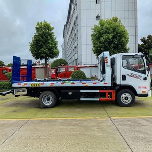 FAW J6F 4x2 <b>Flatbed</b> Tow <b>Truck</b> 5t Slidebed Wrecker 5 Ton Rollback Recovery <b>Truck</b> with Underlift - Product Image 3
