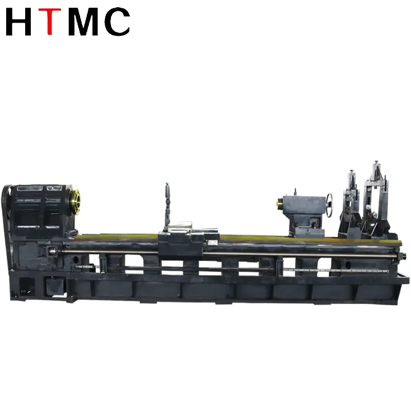 Heavy-duty CNC lathes CK6180 Horizontals pipe thread polishing machine independent spindle