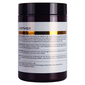 Échantillon Gratuit Soin Traitant Restaurateur Équilibre Hydratant 1000ml Masque Capillaire au Collagène et Huile de Coco pour Cheveux Secs - Product Image 2