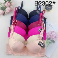 Soutien-gorge sans fil sexy grande taille pour femme, tailles 36-42D, couleurs assorties, vente en gros