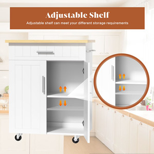 Custom-designed, minimalist, stylish, portable <b>kitchen</b> island/country-wide multi-functional storage <b>rack</b> for home use. - Product Image 5