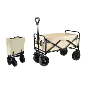 Inklapbare waterdichte buitenmeubelen campingkar <span class=keywords><strong>trolley</strong></span> super versterkt voor winkelen handkar - Product Image 2