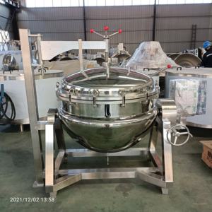 Büyük kapasiteli et fasulye <span class=keywords><strong>Hummus</strong></span> endüstriyel buhar basınçlı su ısıtıcısı gıda düdüklü tencere ticari düdüklü tencere - Product Image 1