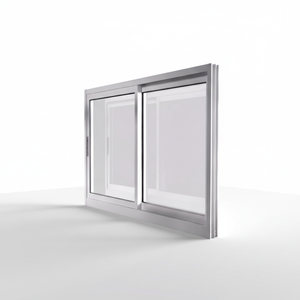 Fenêtre <span class=keywords><strong>coulissante</strong></span> verticale moderne en alliage d'aluminium, écran pliant en acier inoxydable, rideau insonorisant à enroulement, utilisation extérieure - Product Image 1