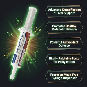Gel <span class=keywords><strong>de</strong></span> soutien hépatique OEM pour animaux <span class=keywords><strong>de</strong></span> compagnie, supplément <span class=keywords><strong>de</strong></span> chardon-Marie et SAMe en pâte pour chiens et chats, seringue <span class=keywords><strong>de</strong></span> détoxification - Product Image 1