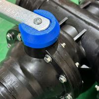 Robinet à bille à 3 voies durable, distributeur d'eau d'irrigation à 4 ports, connecteur de tuyau en PVC flexible, 3 poignées de commande de précision