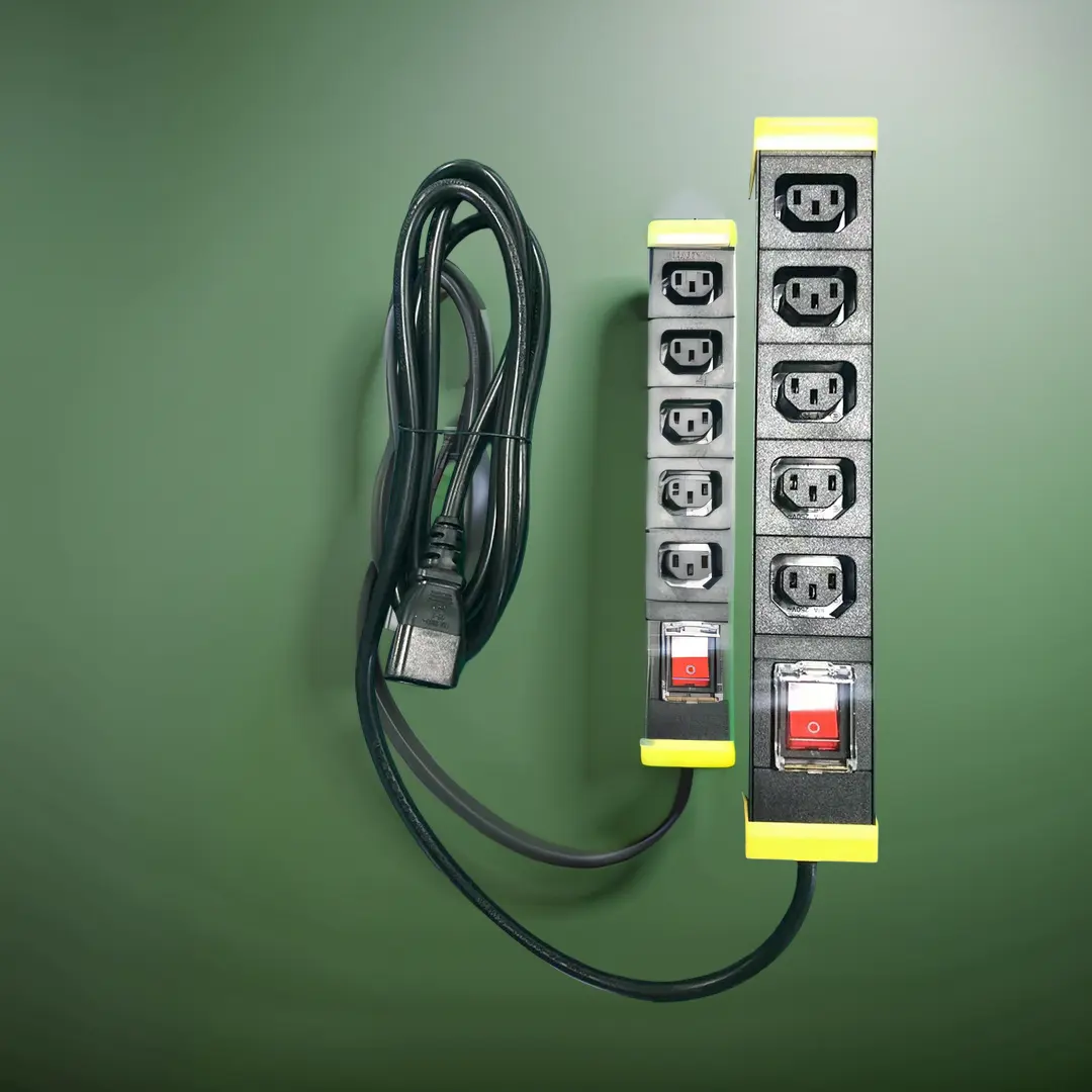 Rack Mount Power Strip Surge Protector German Hotel Sockets Switches Power Distribution Equipment Pdu Extension Sockets