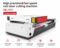 JQ Laserschneidemaschine 1325 CO2-Laserschneider 100W 130W 150W CO2-Laserschneiden für Acryl und Holz mit Ruida-System und Getriebe