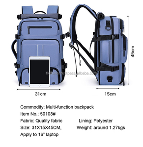 Livraison rapide personnalisée polyester fermeture à glissière sac à dos de sport imperméable et durable pour les voyages en plein air embarquement-pour l'Amérique du Nord - Product Image 6