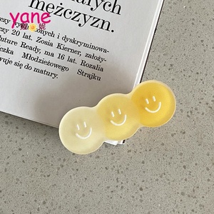 Jepit rambut jeli matte lucu, jepit rambut beruang kelinci warna gradien - Product Image 2