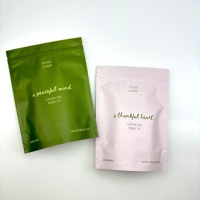 Sachet Doypack Personnalisé en Aluminium Alimentaire Mylar pour Chewing-gum, Aliments pour Animaux, Thé en Vrac – Emballage à Fermeture Éclair