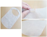Bavoir de tablier de bébé imperméable à l'huile jetable non tissé