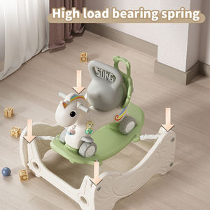 Hadiah ulang tahun bayi, mainan bayi dalam ruangan, kereta goyang, trampolin Anti jatuh - Product Image 5