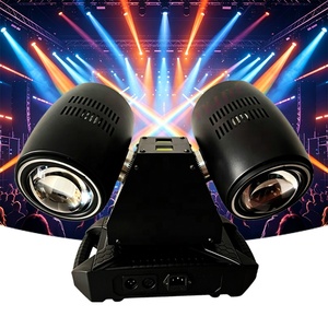Feiyueyue Mini 350W Double Head RGB DJ Effect Light avec contrôle DMX512 pour Fête, Club, Mariage, Discothèque, Événement, Spectacle, Nuit - Product Image 1