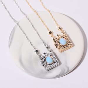 Collana di coppie Vintage artistiche collana di parole d'amore <span class=keywords><strong>giuramento</strong></span> - Product Image 2