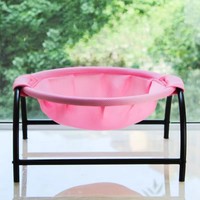 Lit doux pour animaux de compagnie, tapis de couchage confortable, hamac rond pour chat en tissu élastique durable détachable lavable, vente en gros