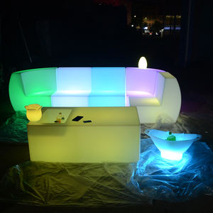 الترفيه مجموعة أريكة الأثاث توهج طاولة بار نادي الشاطئ في الهواء الطلق أثاث للديكور المنزل بالجملة أدى أثاث نادي ليلي - Product Image 5