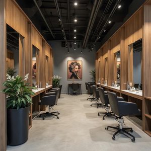 Paquete de Diseño Interior de Muebles de Salón de Belleza Ecológicos, Duraderos y de Lujo |   Mesas y Sillas de Manicura Personalizadas, Salón de Belleza Llave en Mano - Product Image 5