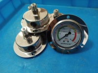 SONGLIN Value Manomètre mbar Manomètre Acier noir et laiton Manomètre arrière