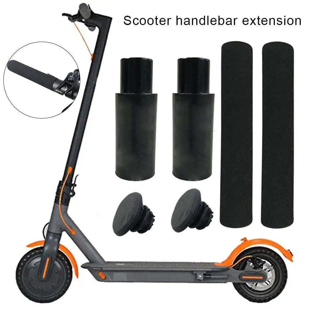 ترقية قبضة المقود المضادة للانزلاق الإسفنج المقود الموسع حماية إطالة غطاء المقود ل Scooter M365 أجزاء سكوتر