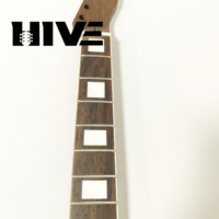 Mástil de guitarra eléctrica HIVE de madera de ala de pollo, cuadrado, de 6 cuerdas, 22 trastes, para reemplazo de mástil de guitarra eléctrica