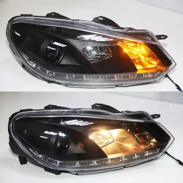 Los ojos del ángel para VW Golf 6 LED faro 2009 -11 V8 SONAR estilo