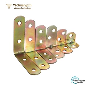 Outils de quincaillerie : Connecteur en L en fer zingué, forme plate, pour la construction - Product Image 3