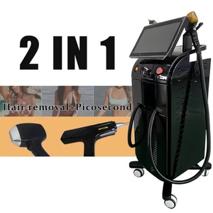 Máquina Profesional 2 en 1 de Depilación Láser de Diodo y Eliminación de Tatuajes 808 755 1064nm, Rejuvenecimiento Cutáneo con Picosegundos, Semiconductor Comercial - Product Image 1