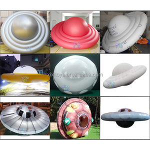Publicité : Ballons gonflables rouges de 5 m de diamètre, soucoupes volantes à l'hélium, grands modèles de navettes spatiales UFO gonflables pour événements - Product Image 5