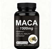 Capsules Maca Energy Plus, complément alimentaire pour la santé reproductive des adultes, capsules de racine de maca pour hommes, endurance naturelle, vente en gros OEM