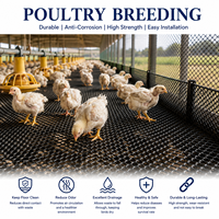 Filet en plastique PE écologique haute pureté, taille stable, durable, pour clôture d'élevage et protection des oiseaux