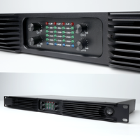 Amplificateur de puissance professionnel DG1300 4 canaux classe D 1U Rack 1300W 8 Ohm 2000W 4 Ohm pour installation en église, théâtre, sonorisation et DJ