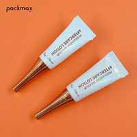 Tube souple personnalisé pour baume à lèvres, tube à presser pour gloss à lèvres 10ml 15ml 20ml, embout pointu, tube d'emballage ABL en aluminium-plastique