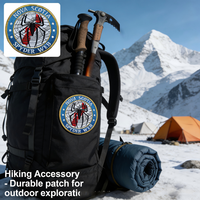 Parche Bordado de Alta Densidad, Accesorio de Moda para Aventuras al Aire Libre, Abrigo Vaquero Retro, Bolsas de Viaje y Recuerdos Coleccionables