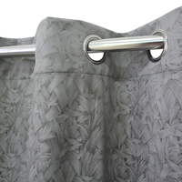 Nouveau design rideaux occultants à œillets pour chambre et salon-Ensemble de 2 panneaux rideaux assombrissants à isolation thermique