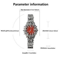 Nouvelle montre en acier inoxydable soudé, design personnalisé, verre saphir, quartz japonais, style Y2K, avec griffes en alabâtre.