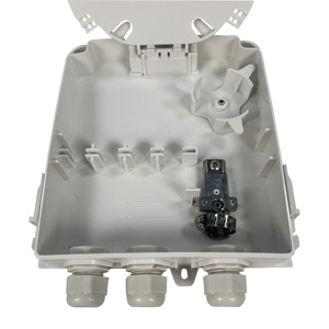 IP65 bảo vệ 8 lõi PC + ABS Vật liệu tường/cực gắn ODB/FDB/ODP/CTO FTTH sợi quang chấm dứt hộp phân phối hộp - Product Image 4