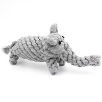 Jouets à mâcher pour chiens en corde de nylon, en forme d'animaux, pour le nettoyage des dents, jeu de la corde, interactif, pour chiots, Lion, Éléphant, Ours, Lapin