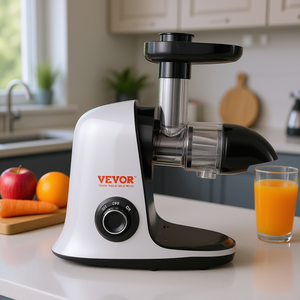 Extractor de Jugos de Prensado Lento Vevor, 150W, Motor Silencioso, Función de Prensado en Frío y Reversa, Fácil de Limpiar, Máquina Exprimidora Doméstica - Product Image 2
