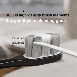 Sikat gigi pemutih bulu 10000 mewah bulu sangat lembut kebersihan mulut bulu dengan pegangan plastik Biodegradable penggunaan rumah - Product Image 3