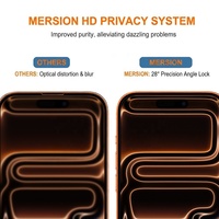 Protection d'écran de confidentialité pour iPhone 17 Pro Max, 28 degrés, 2.5D, 0.33mm, compatible avec iPhone 17, 16, 15, 14, 13, 12