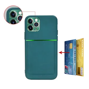 Penjualan Laris Manufaktur Pu Kulit Pemegang Kartu Dompet Desain Penutup Casing Ponsel Ponsel untuk Iphone 13 14 Pro Max Casing