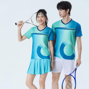 Ropa de running personalizada para adultos, absorbente de sudor, transpirable, de secado rápido, para tenis de mesa, bádminton, voleibol, camiseta. - Product Image 1