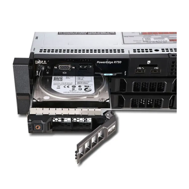 Dell 서버 포장을 위한 dell 선반 서버 poweredge r740 2U 6130 16G DDR4 4T 하드 디스크 드라이브