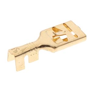 25 pezzi in ottone crimpatura morsetto 9.5mm femmina connettore vanga con cavo in rame che blocca alette per applicazioni automobilistiche - Product Image 6