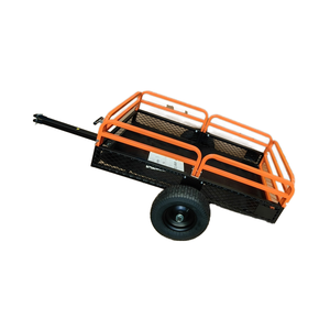 1500 Lbs ATV Dump Trailer Mesh Cart 680KG Remorque remorquée en acier Garden 15 CU. Remorquage <span class=keywords><strong>moto</strong></span> FT avec côtés amovibles - Product Image 6