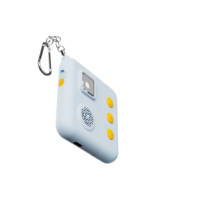 Alarme de sécurité personnelle rechargeable sur mesure pour femmes, 130 dB, porte-clés d'autodéfense, lumière stroboscopique SOS pour filles, enfants, personnes âgées