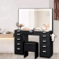 Quantité minimale de commande 50 ensembles 11 tiroirs boîtes conception Simple petit appartement multifonctionnel usine en gros personnalisé commode Table maquillage