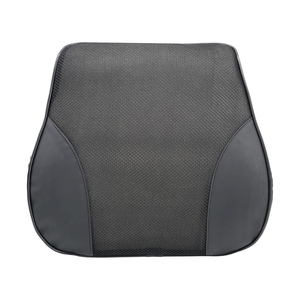 Coussin lombaire - Housse de siège de voiture universelle, cuir PU et mousse à mémoire de forme, noir Simoni Racing - Product Image 1