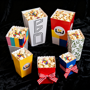 Cubeta de Papel para <span class=keywords><strong>Palomitas</strong></span> de Maíz, Desechable, Ecológica, Biodegradable, Impermeable, de Pared Simple, de Grado Alimenticio, para <span class=keywords><strong>Palomitas</strong></span> de Maíz y Cualquier Comida - Product Image 4